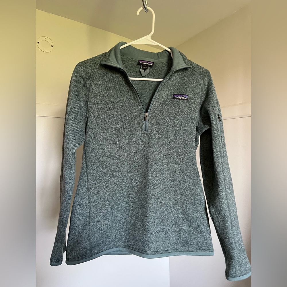 Blue Patagonia 3/4 zip up